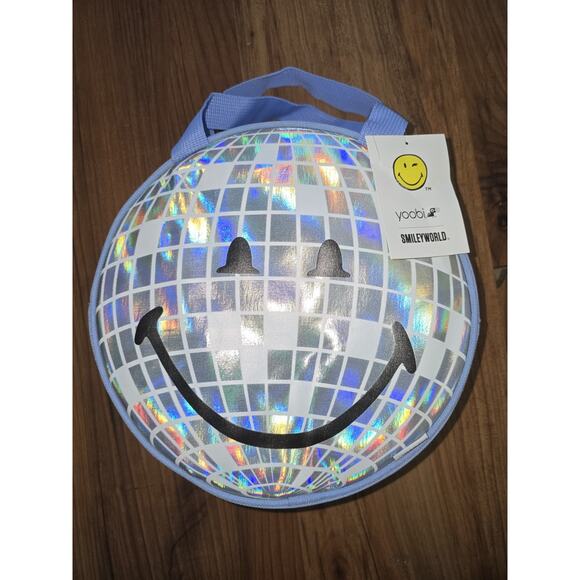 Yoobi Handbags - Kids Lunch Bag – Smiley Face Disco Ball Insulated School Tote / NWT Target!